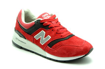 Красные мужские кроссовки New Balance 997 на каждый день